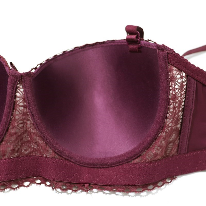 Beauwear 38C-44D Naiste 1/2 tassi rinnahoidjad polsterduseta seksikad nähtamatud rihmadeta rinnahoidjad tüdrukutele ühevärvilised peorinnahoidjad