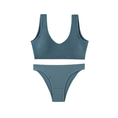 TERMEZY Lenjerie de corp pentru femei Set de sutien fără cusuri