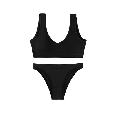 TERMEZY Lenjerie de corp pentru femei Set de sutien fără cusuri