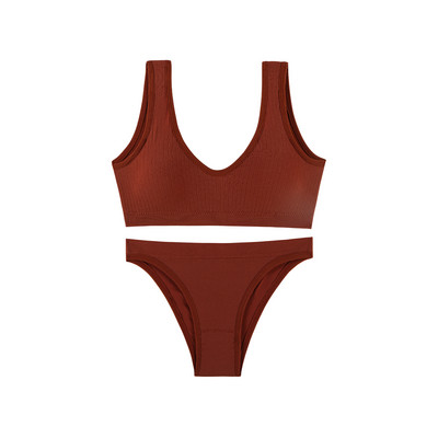 TERMEZY Lenjerie de corp pentru femei Set de sutien fără cusuri