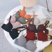 Crubera, mătase pentru bebeluși în stil britanic, model de crizantemă cu uscare rapidă, sânii mici adunați, arată sutien mare