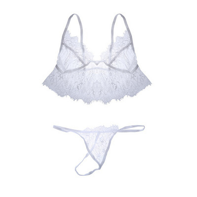 Kvaliteetne erootiline pesu Naiste seksikas suur õue läbipaistev pitsist aluspesu Temptation Three Point Suits Seksikas pesu