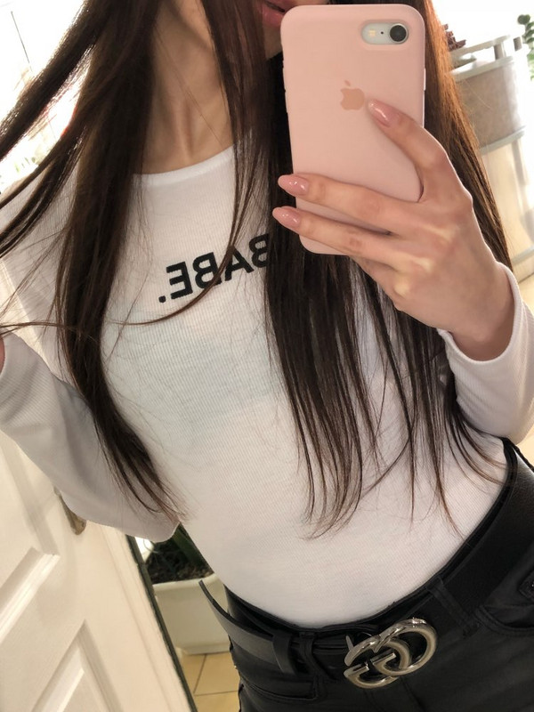 Moda Sexy Femei BABE Letter Romper Maneca lunga Stretch Tricou Topuri 2019 Skinny Decolteu O bucata Salopeta din bumbac Negru Portocaliu