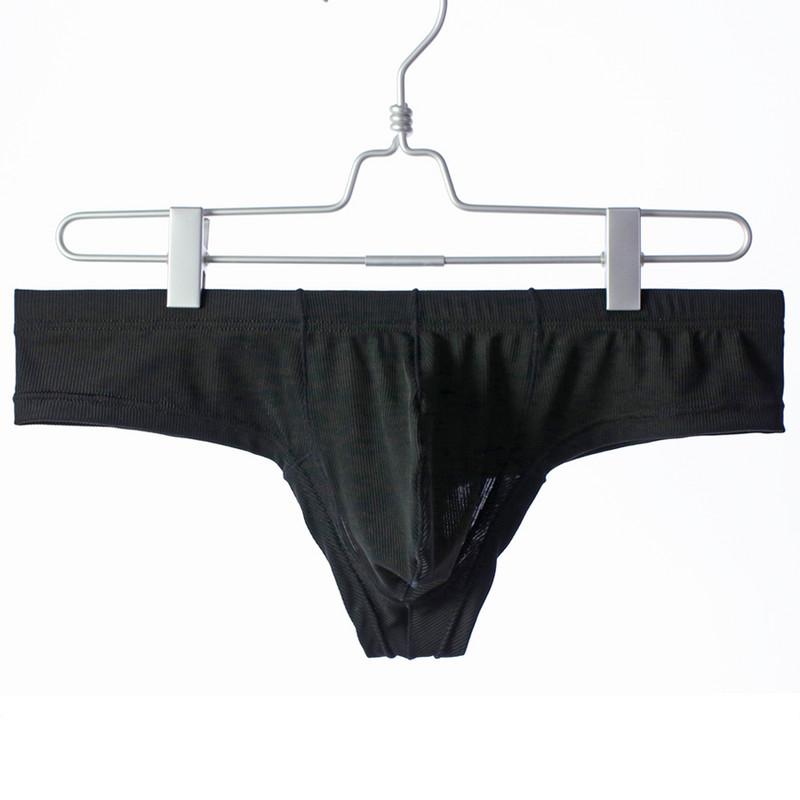 Slip pentru bărbați, din țesătură cu coaste, respirabil, sexy, slip pentru bărbați, 2021