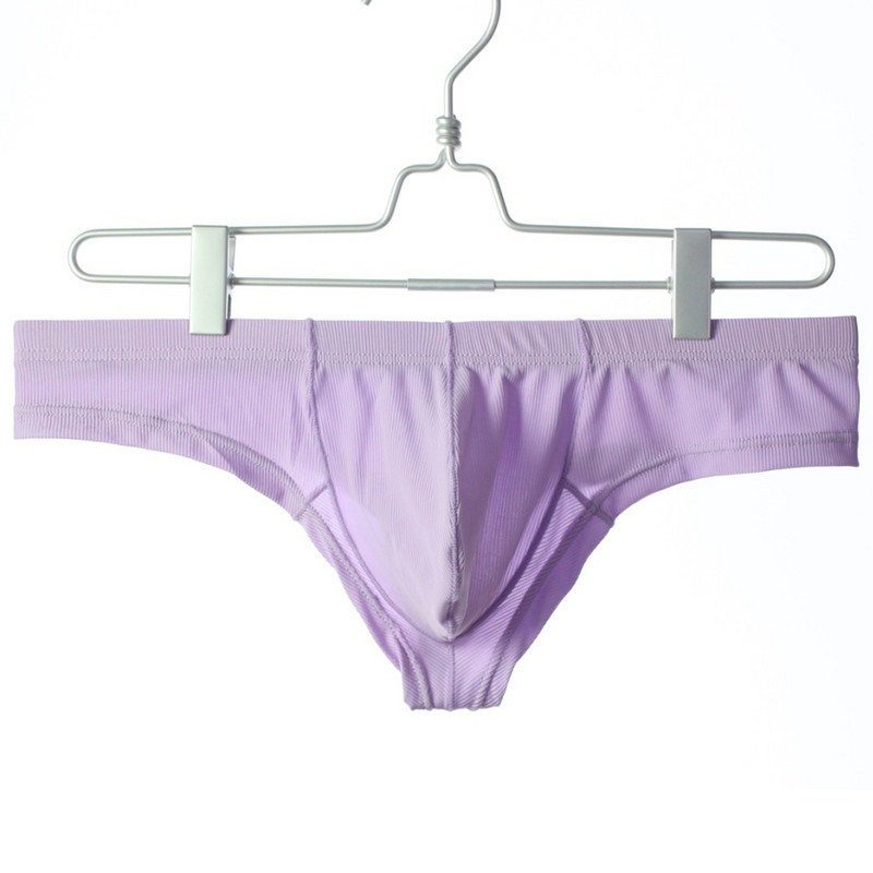 Slip pentru bărbați, din țesătură cu coaste, respirabil, sexy, slip pentru bărbați, 2021