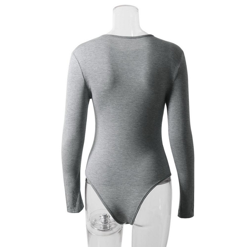 BKLD Soild Body Casual cu gât în formă de mozaic cu mânecă lungă cu panouri Body body elegant, toamnă iarna 2019, sexy bodycon pentru femei