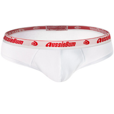 AUSSIEBUM jockstrap αθλητικό αναπνεύσιμο μεγάλο τσαντάκι τρίγωνο χαμηλομεσο εσώρουχο για αγόρια με το γράμμα U κυρτό σορτς