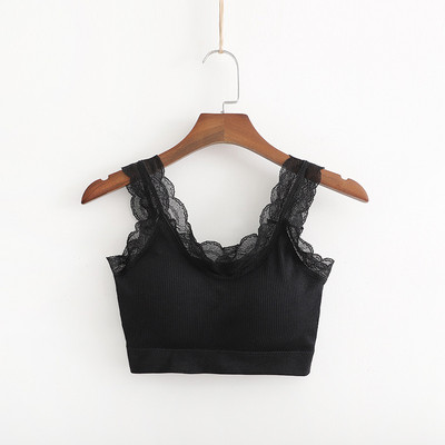 Sanderala seksikas naiste pitsist rinnahoidja pesu Mugavad seljatoeta rinnahoidjad, juhtmevabad, tugeva rinnahoidja vestiga naiste aluspesu