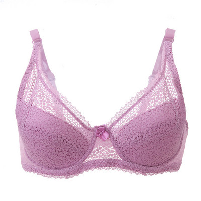 Ženski seksi grudnjak s podstavljenim čipkastim grudnjakom i vezom 80D 85D 90D 95D grudnjak Push up grudnjak velike veličine Seksi grudnjak za žene