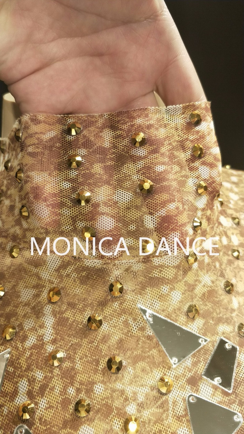 Naiste Sexy Gold Net Yarn Bodysuit Full Silver Bling Sparkling Mirrors Jumpsuit ööklubi peolava kandmine Singer Dance Bodysuit