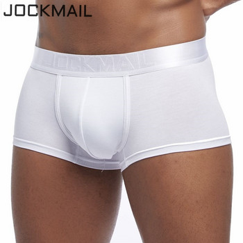 JOCKMAIL Дишащи Cueca Boxer homme Modal Мъжко бельо Boxers U Convex Sexy Male Underpants men boxer Panties Shorts