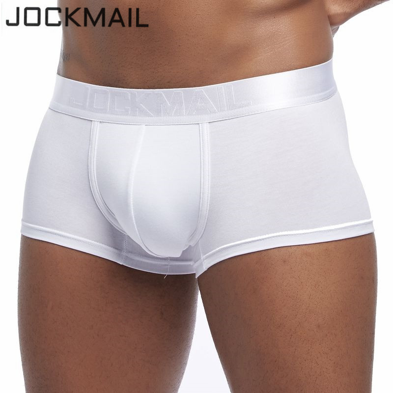 JOCKMAIL Hingav Cueca Boxer homme Modal Meeste Aluspesu Bokserid U Kumerad Meeste Aluspüksid Meeste Bokserid Aluspüksid Lühikesed püksid