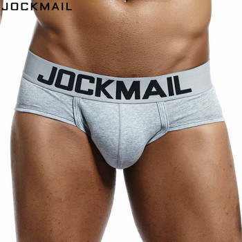 Марка JOCKMAIL Мъжко бельо слипове Секси cuecas calzoncillos hombre slip спално облекло Дишащи памучни мъжки гащи шорти