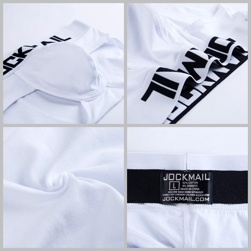 JOCKMAIL Brand Ανδρικά εσώρουχα σλιπ Σέξι cuecas calzoncillos hombre slip  υπνοδωμάτια Breathable βαμβακερά ανδρικά σορτς