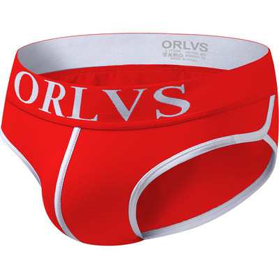 ORLVS Slip sexy pentru bărbați Lenjerie de corp Jockstrap Geanta Cuecas Bărbați Chiloți din bumbac Tanga Chiloți din plasă Slip Homme Srting