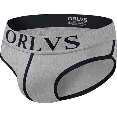 ORLVS Slip sexy pentru bărbați Lenjerie de corp Jockstrap Geanta Cuecas Bărbați Chiloți din bumbac Tanga Chiloți din plasă Slip Homme Srting