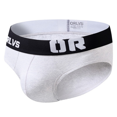ORLVS Slip sexy pentru bărbați Lenjerie de corp Jockstrap Geanta Cuecas Bărbați Chiloți din bumbac Tanga Chiloți din plasă Slip Homme Srting