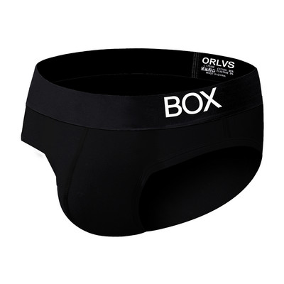 ORLVS Slip sexy pentru bărbați Lenjerie de corp Jockstrap Geanta Cuecas Bărbați Chiloți din bumbac Tanga Chiloți din plasă Slip Homme Srting