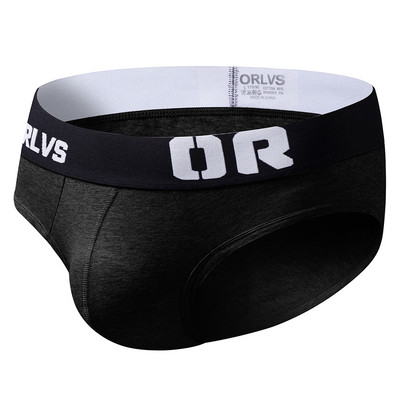 ORLVS Slip sexy pentru bărbați Lenjerie de corp Jockstrap Geanta Cuecas Bărbați Chiloți din bumbac Tanga Chiloți din plasă Slip Homme Srting