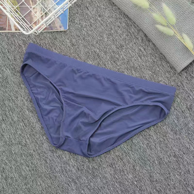 Ανδρικά εσώρουχα Πολλαπλών χρωμάτων που στεγνώνουν γρήγορα δροσερά παντελόνια Σέξι διάφανο λεπτό πάγο Μεταξένιο ανδρικό σλιπ 10 χρωμάτων Μέγεθος M-4XL Ανδρικό εσώρουχο