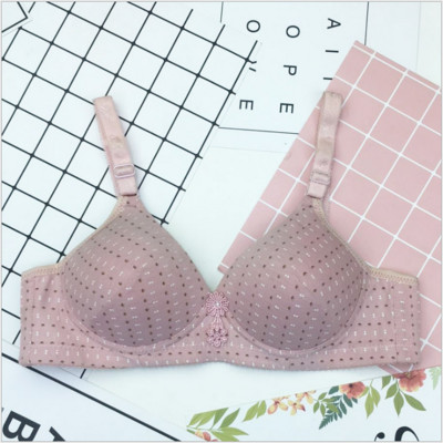 Sutien din bumbac cu imprimare cu puncte sexy pentru femei