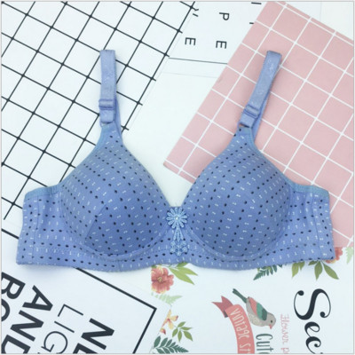 Sutien din bumbac cu imprimare cu puncte sexy pentru femei