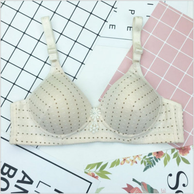 Sutien din bumbac cu imprimare cu puncte sexy pentru femei