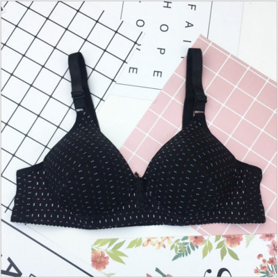 Sutien din bumbac cu imprimare cu puncte sexy pentru femei