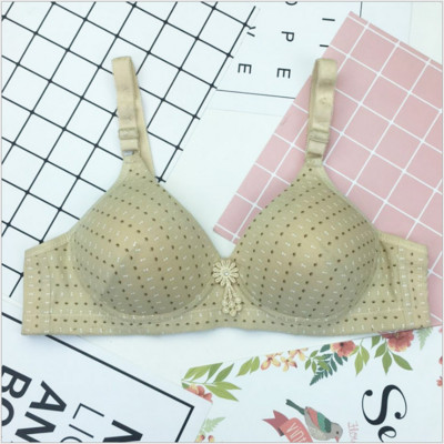 Sutien din bumbac cu imprimare cu puncte sexy pentru femei