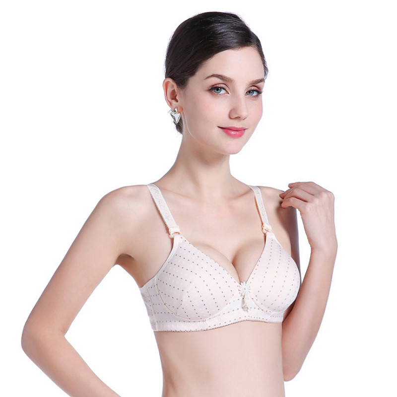 Sutien din bumbac cu imprimare cu puncte sexy pentru femei