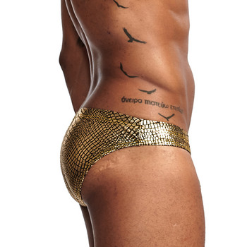 Pinky senson Men Briefs Underwear Snake Skin U Convex Pouch Sexy Men Slips Cueca Masculina Мъжки гащички  гащи S25BR