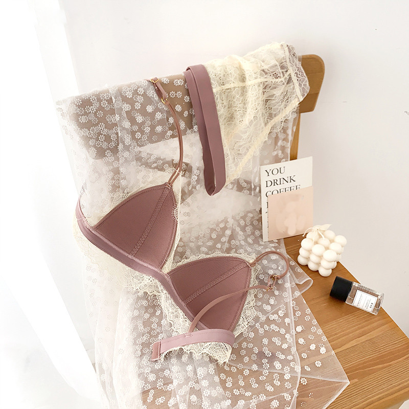 Γυναικεία σέξι χωρίς ατσάλι σύρμα δαχτυλίδι δωρεάν σουτιέν Lash Lash Floral σλιπ Εσώρουχα Τρίγωνο Κύπελλο Εσώρουχα για νεαρά κορίτσια