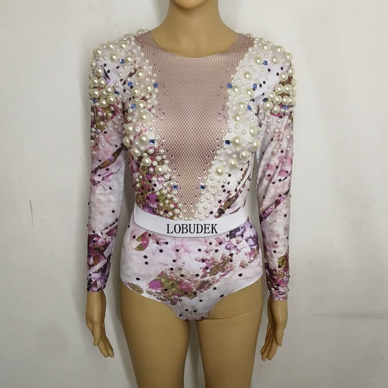 Club de noapte, bar, petrecere, costum de scenă, sexy, elastic, strălucitor, cu diamante, perle, ținută de performanță pentru sărbătoarea de aniversare