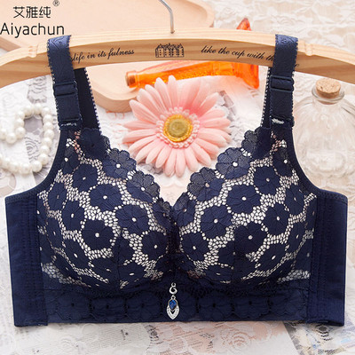 Femeile de lenjerie de corp adună sânii mici, ridică, îngroșează sânii, ajustează sutienul anti-lăsare, sutien cu broderie sexy, frumos