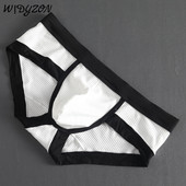 Lenjerie de corp sexy pentru bărbați Slip pentru bărbați Chiloți solidi pentru bărbați Slip pentru bărbați cu talie joasă Bikini pentru bărbați Lenjerie chiloți erotici