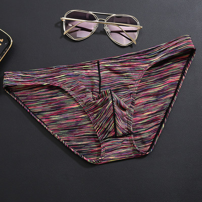 KUDYZON Lenjerie sexy pentru bărbați, bumbac, slip pentru bărbați, chiloți, talie joasă, pentru bărbați, cuecas, calzoncillos, husă în U, slip de bikini