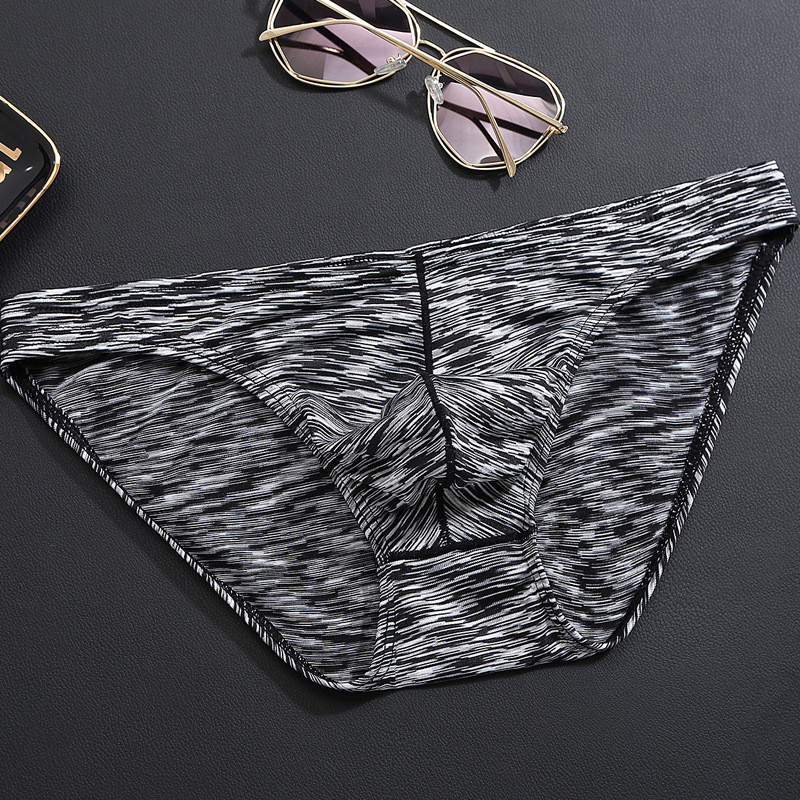 KUDYZON Lenjerie sexy pentru bărbați, bumbac, slip pentru bărbați, chiloți, talie joasă, pentru bărbați, cuecas, calzoncillos, husă în U, slip de bikini