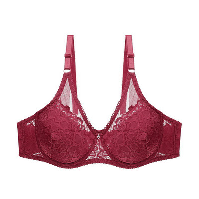 DKERT női szexi csipke melltartók Push Up Átlátszó Bralette fehérnemű melltartó, légáteresztő melltartó