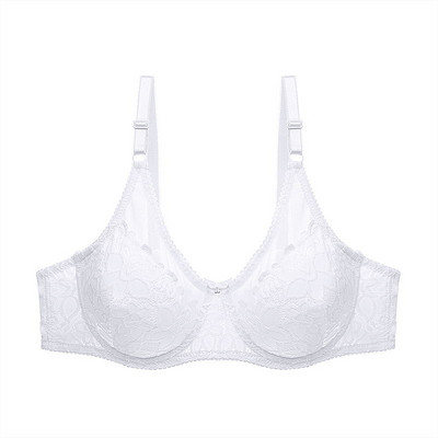 DKERT női szexi csipke melltartók Push Up Átlátszó Bralette fehérnemű melltartó, légáteresztő melltartó