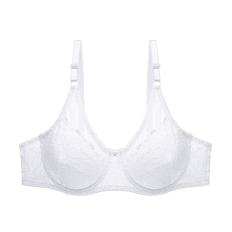 DKERT női szexi csipke melltartók Push Up Átlátszó Bralette fehérnemű melltartó, légáteresztő melltartó