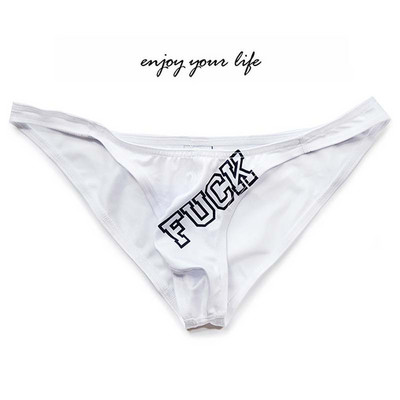 Meeste aluspesu madala vöökohaga seksikad trendikirjad mood väikesed püksikud noorte hingavad liibuvad meeste püksikud U kumer