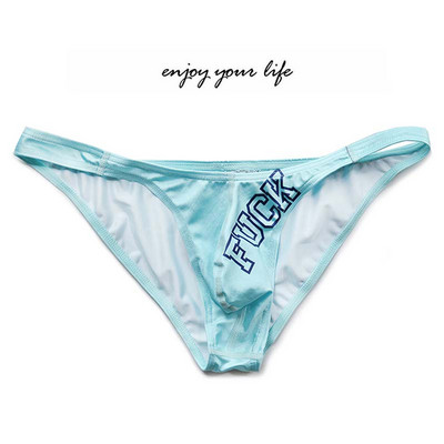 Meeste aluspesu madala vöökohaga seksikad trendikirjad mood väikesed püksikud noorte hingavad liibuvad meeste püksikud U kumer