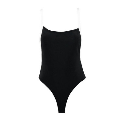 Sexy Black Backless Bodysuit Club 2018 New Whoesale Women Bandage Bodycon Bodycon Μαγιό παραλίας