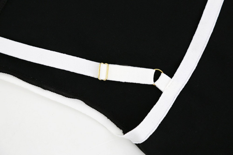 Sexy Black Backless Bodysuit Club 2018 New Whoesale Women Bandage Bodycon Bodycon Μαγιό παραλίας