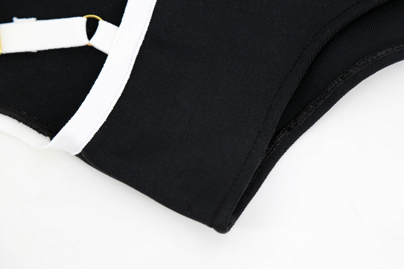 Sexy Black Backless Bodysuit Club 2018 New Whoesale Women Bandage Bodycon Bodycon Μαγιό παραλίας