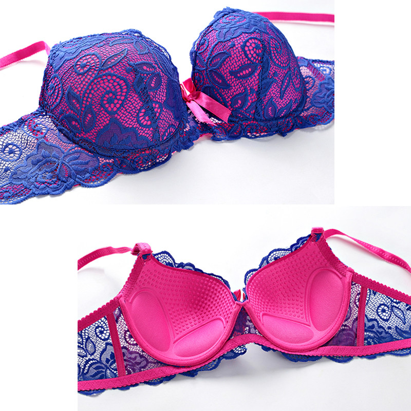 Suures suuruses pitsist rinnahoidjad naiste bralette aluspesu jaoks Seksikas pesu Super Push up rinnahoidja Girl Deep V