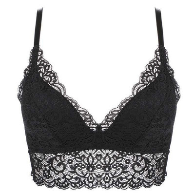 Ευρωπαϊκό και Αμερικάνικο στυλ τρίγωνο κύπελλο δαντέλα σέξι εσώρουχο σουτιέν λεπτό εσώρουχο χωρίς εσώρουχο μαζεμένο μέσα άνετα