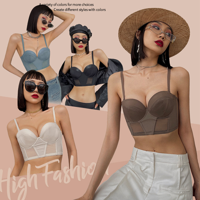 Γυναικείο σετ εσωρούχων από βαμβακερό γυαλιστερό στηθόδεσμο Σέξι δαντελένιο σύρμα δωρεάν Σετ σουτιέν χωρίς ραφές Σετ γλυπτικής σώματος και εσώρουχα