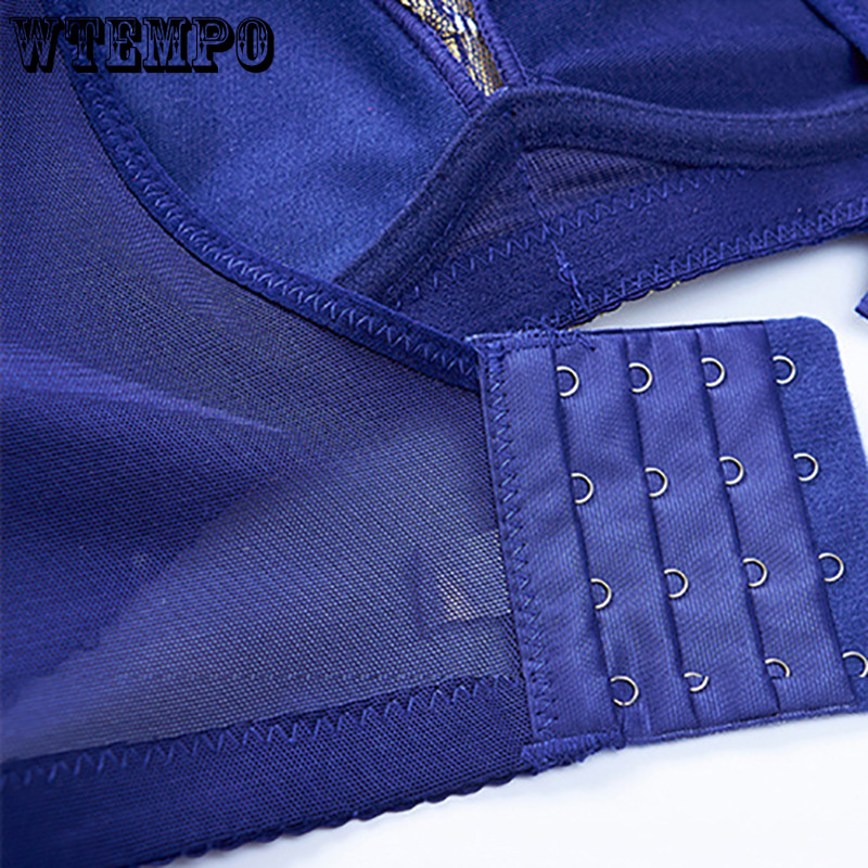 Seturi de sutien de dimensiuni plus mari Costum de lenjerie pentru femei Sutiene Push Up Lenjerie intima Chiloți Sutien floral fără fir Chiloți Sutien de femeie 2021