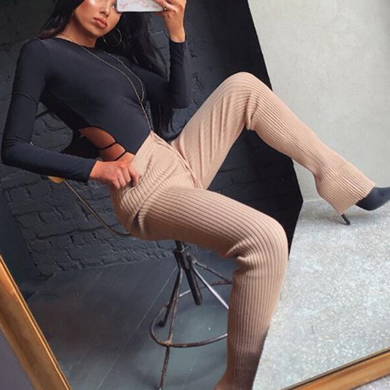 Body sexy pentru femei, la modă, cu gâtul în formă de O, cu mânecă lungă, cu mâneci lungi